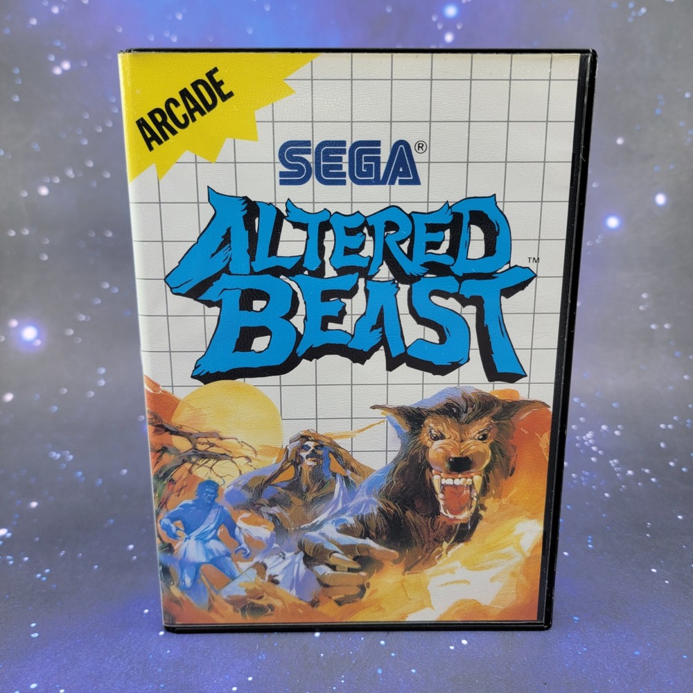 Altered Beast Sega Master System 1989 CIB Case Manual 7018 Arcade Action